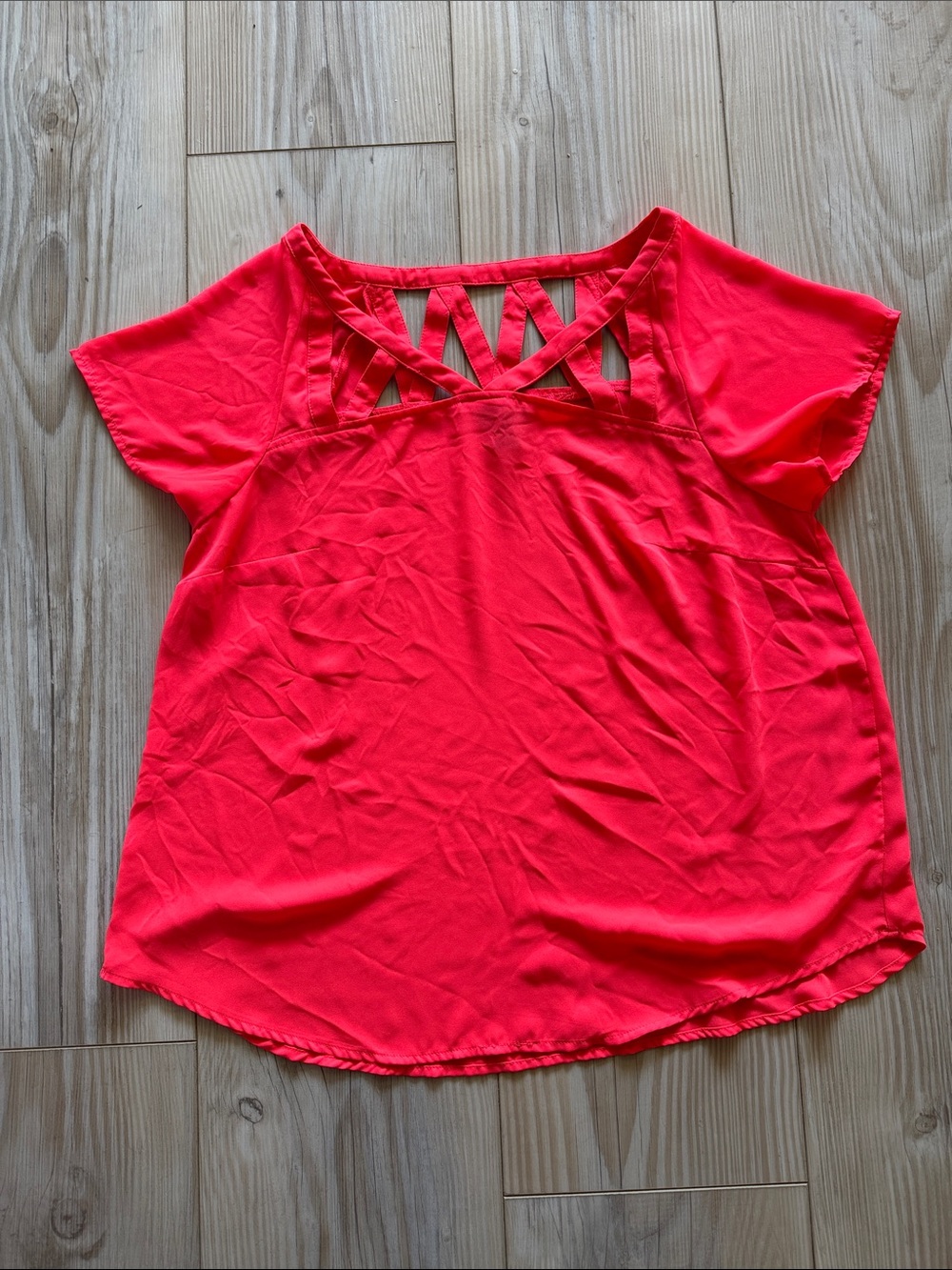 Torrid Georgette Cage Front Blouse